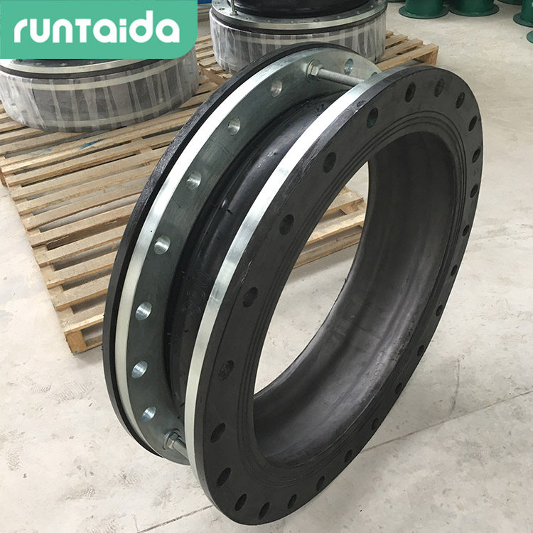 潤泰達—端(duān)麵全(quán)密封橡膠接頭(tóu) 大口徑加限位橡(xiàng)膠接頭 大翻邊橡膠接頭